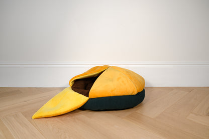 Sunflower Cat Bed, Cat Cave, 5 Petals Up